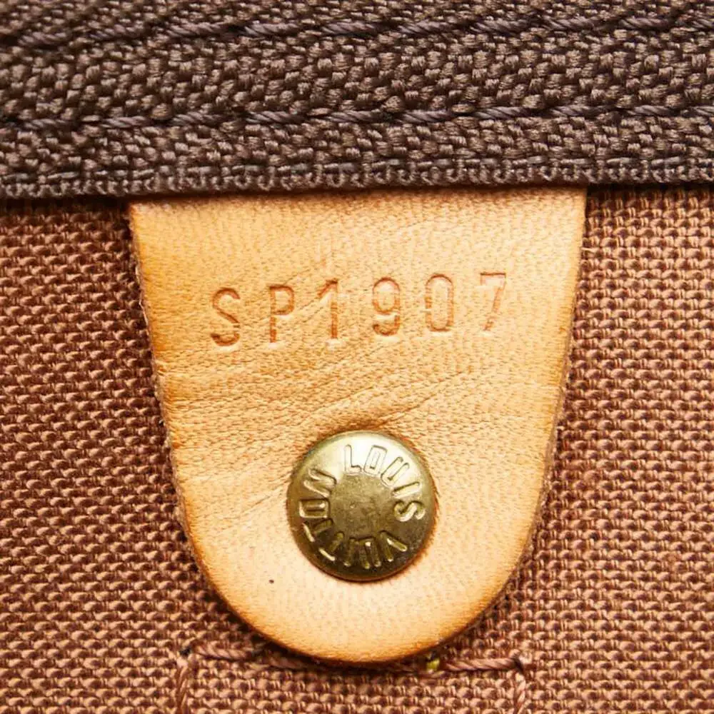 LOUIS VUITTON Brown Monogram Leather Keepall 60 Boston Bag - Picture 12 of 13